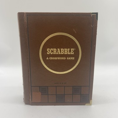 Scrabble Library Classic Games Book Edition Complete See Pictures!
