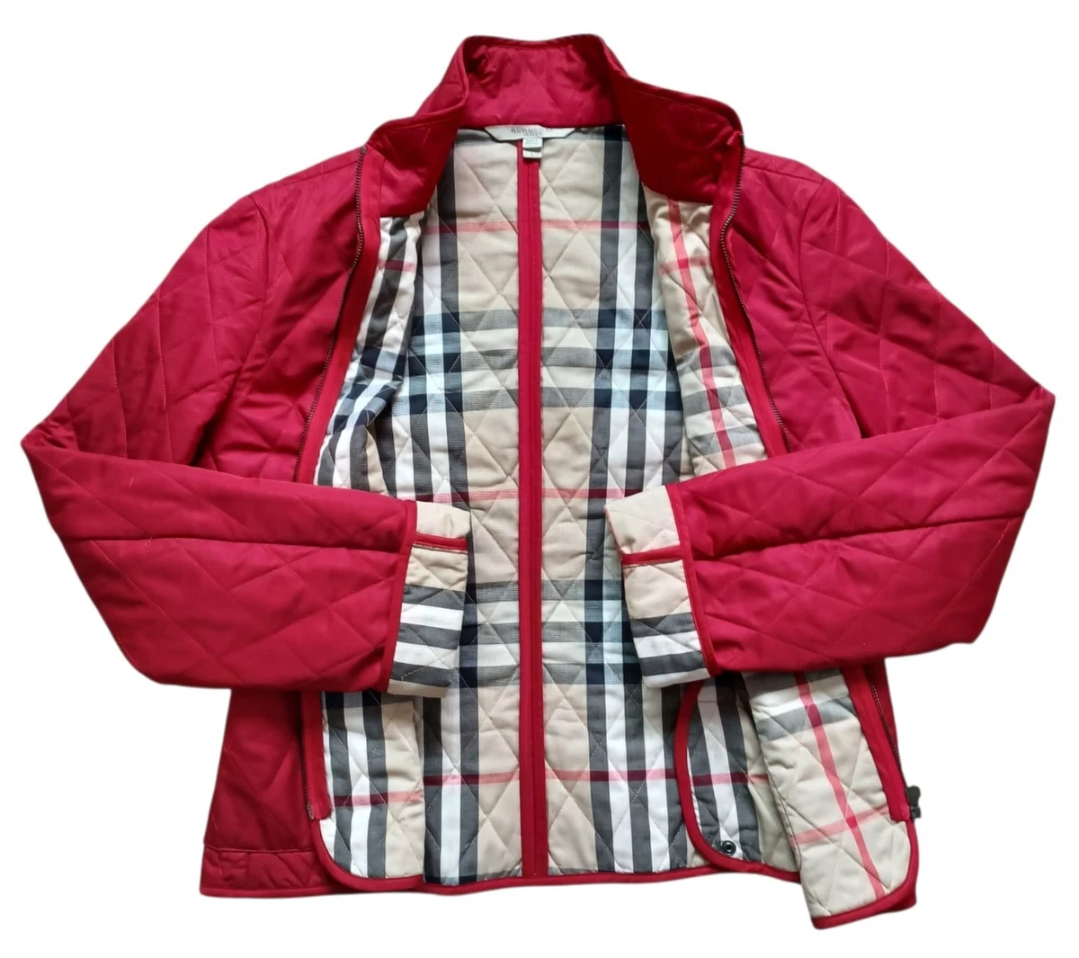 Burberry Coats, Jackets & Vests Plaid Polyester Outer Shell for