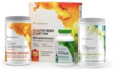 Youngevity Healthy Body Start Pak Tropical Tangerine Multi-Vitamin Set