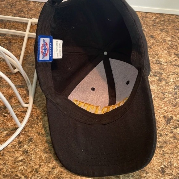 First Class Security Hat Black Yellow Embroidered… - image 4