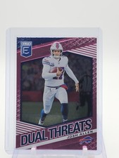 JOSH ALLEN 2020 DONRUSS ELITE DUAL THREATS PINK #10 BILLS Q2885
