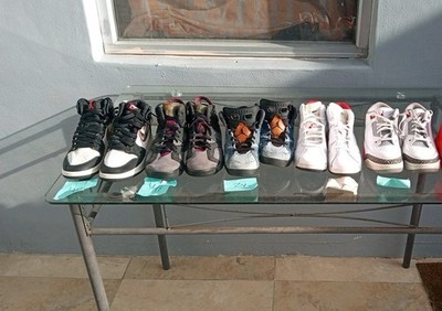 Lot Of 13Jordan Shoes,Nike, New Balance  For  Kids.