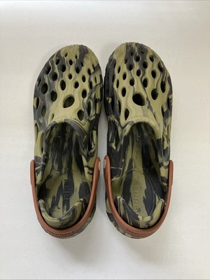 Merrell Water Hydro Moc Croc Camo Black/Green Men's Size 10