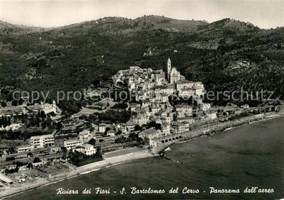 San Bartolomeo del Cervo Fliegeraufnahme Riviera dei Fiori