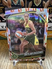 2025 Panini Prizm WNBA #123 Skylar Diggins WNBA Logo Prizms