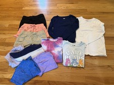Girls Mixed Clothing Lot: Size 8 - 10/12. Gently Worn. Shorts; Tanks; Crop Tops