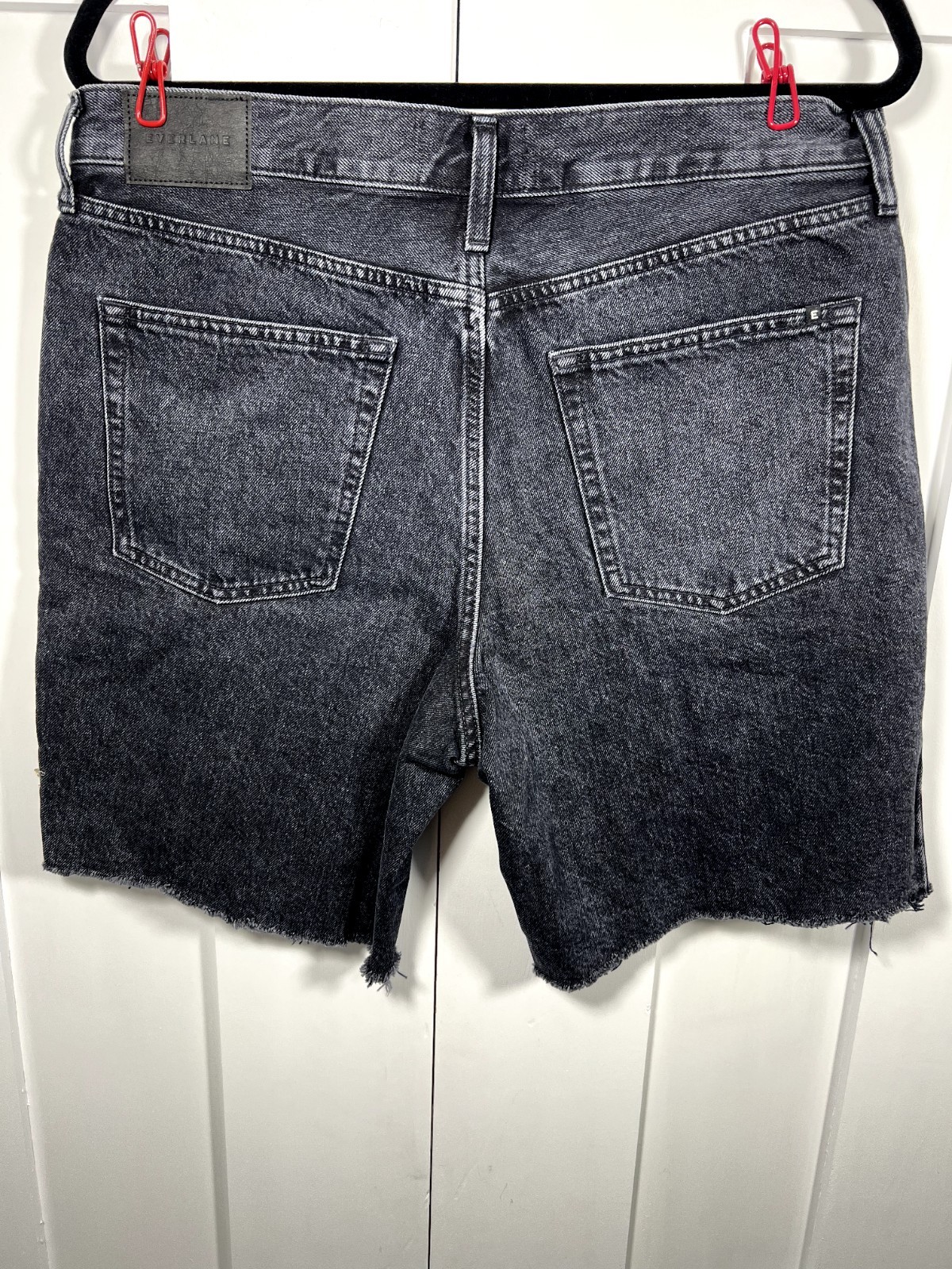 Everlane Men's Jean Shorts Size 34 Dark Wash image 4