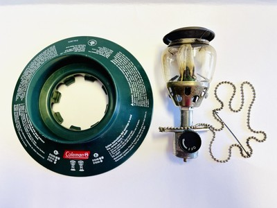 #ad Century Mighty Lite 5400 Propane Lantern Schott Suprax Glas amp; Coleman Stand MINT $25.00