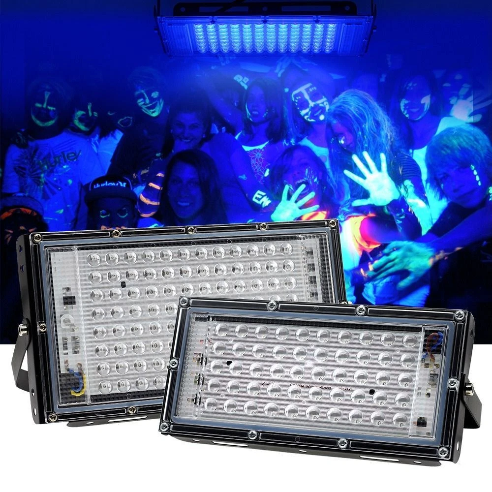 50W 100W UV Lamp Effect Light UV Stage Lamp UV Floodlight