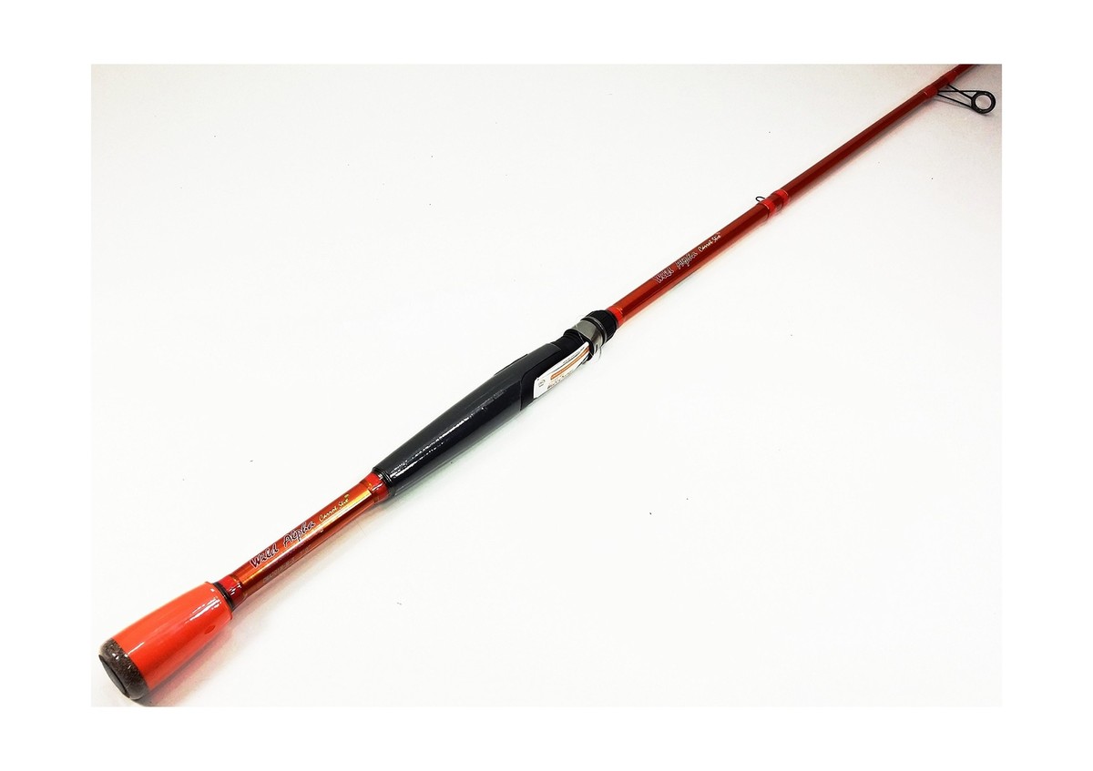 Carrot Stix 1 Piece Spinning Fishing Rod Wild Wild Orange Alpha 7