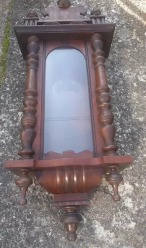 Mahogany Vienna Wall Clock Case