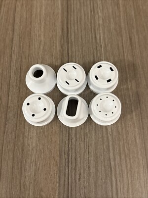 Omega Juicer 8003 8004 8005 8006 Nozzle 6 Caps Set For Replacement OEM Genuine