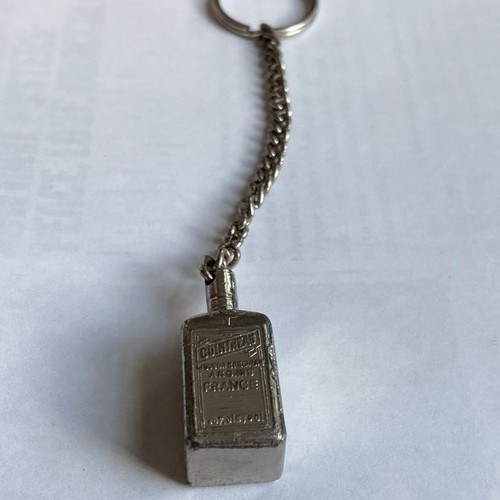 Cointreau liquor martini bottle Key Chain, Ring, Fob silver - Picture 7 of 8