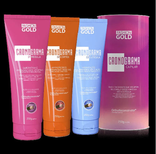 Kit Cronograma Capilar - Ybera Fashion Gold