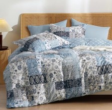 PHF Ultra Soft Floral Duvet Cover Twin Size, Printed boho Bedding Set 2 Pieces