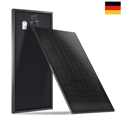 Sunstone 200W Schwarz Mono PV Modul Solarpanel für Wohnmobil Fenster Balkon