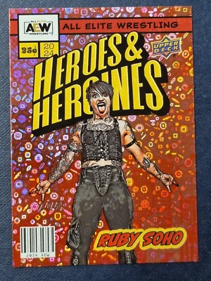 2024 AEW Ruby Soho Heroes & Heroines RED /49 Trading Card Upper Deck Mint #87814