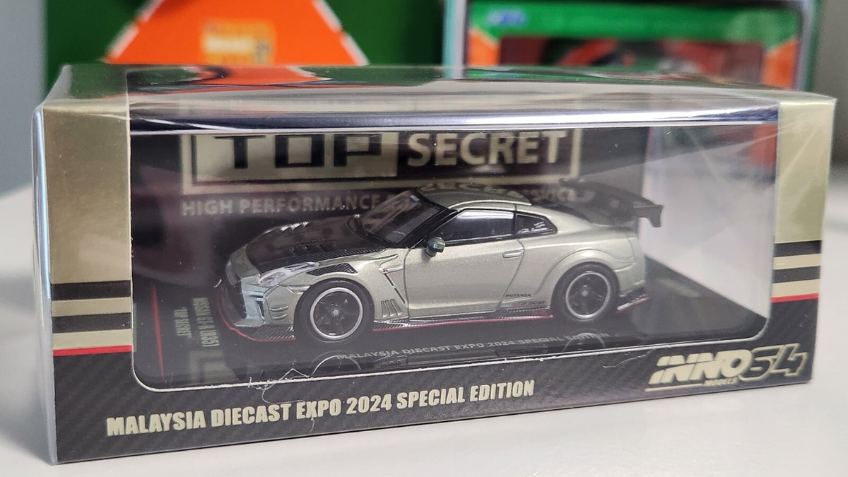1:64 Inno64 Nissan Skyline GT-R R35 Top Secret. Malaysia Diecast