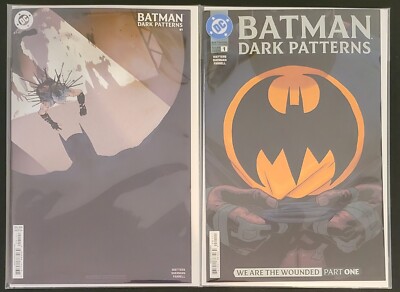 Batman: Dark Patterns #1 Lot, 2 Standard Covers, NM/Better 