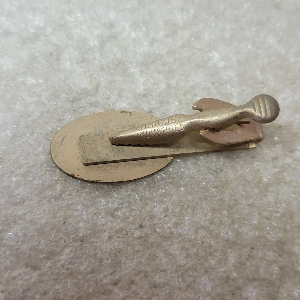 Remington Shotgun Since 1816 Tie Clip White Enamel Mercury Industries - Image 3 of 4