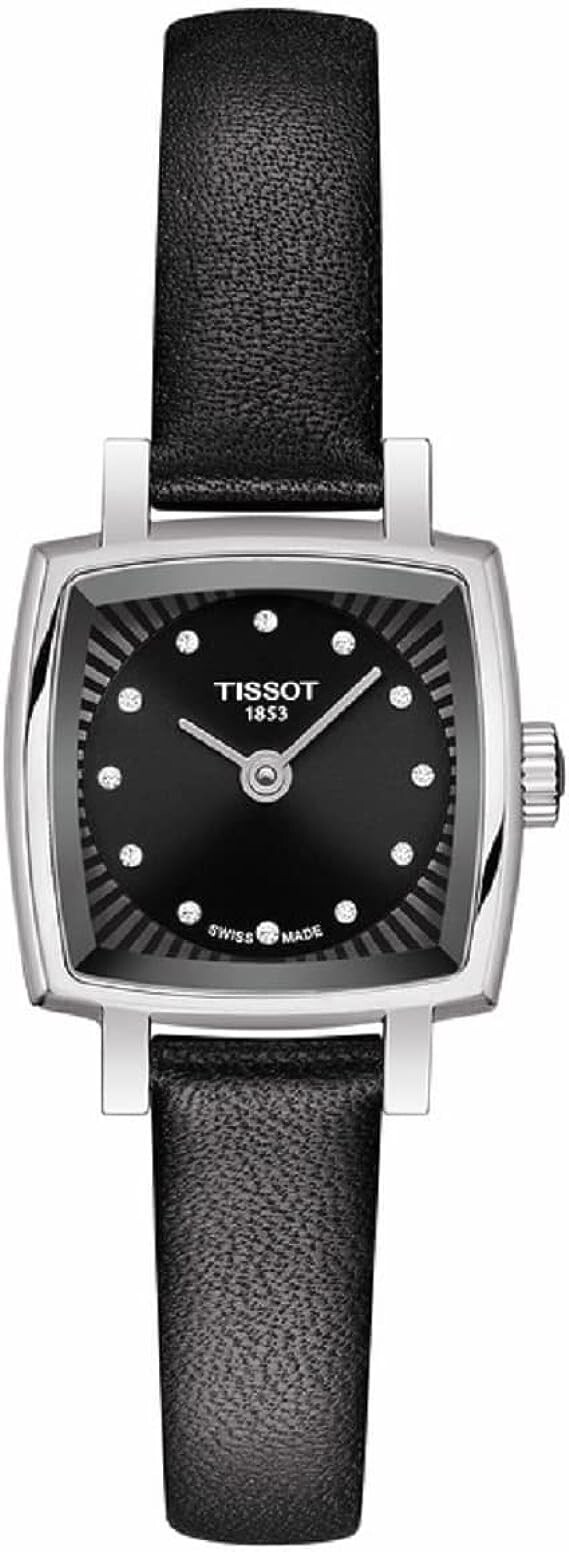 TISSOT Lovely Square Quartz Diamond Black Dial Ladies Watch T058.109.16.056.00