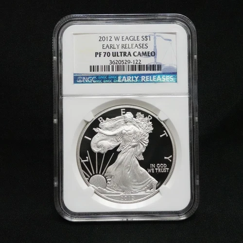 2012 W American Eagle Silver $1 Dollar Early Releases - NGC PF70 Ultra Cameo