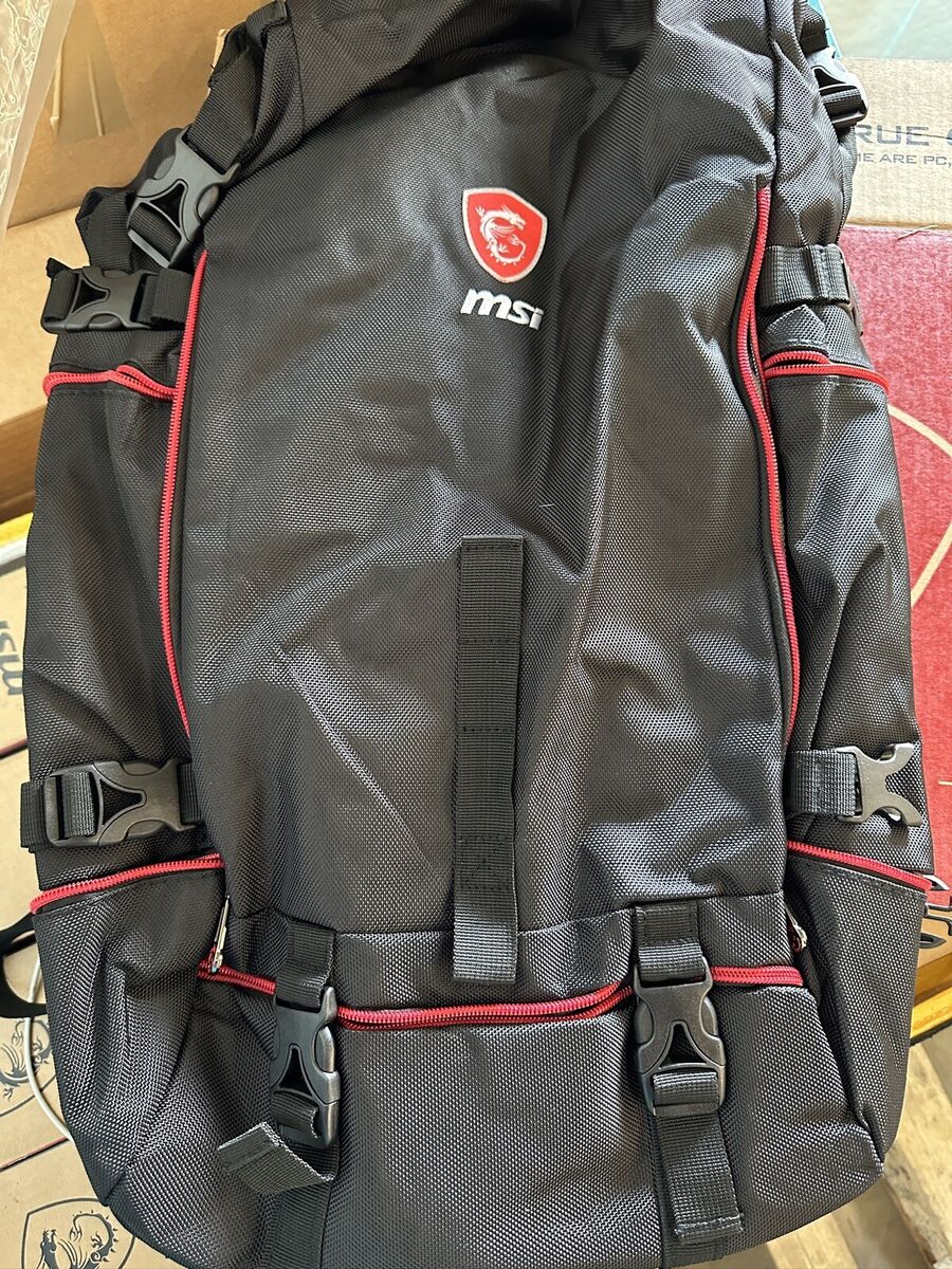 MSI Large Laptop Backpack Hermes Battlepack 18.4in G34 MSI Large Laptop Backpack Hermes Battlepack 18.4in G34
