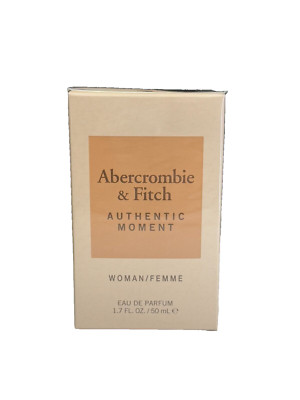 Abercrombie & Fitch Authentic Moment Woman/Femme Eau De Parfum 1.7 oz NIB
