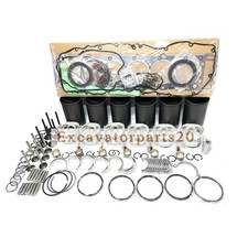 New Overhaul Rebuild Kit Fit For Isuzu 6he1 Engine Generator Excavator Tractor