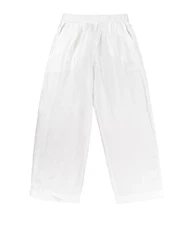 New Jungmaven Wide Leg Cambria Pant 100% Hemp Washed White NWT size Medium