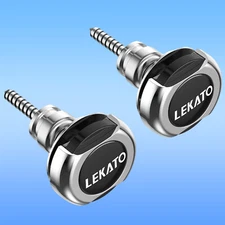 LEKATO Bass Guitar Strap Locks Security Quick Release Guitar Strap Locks Set