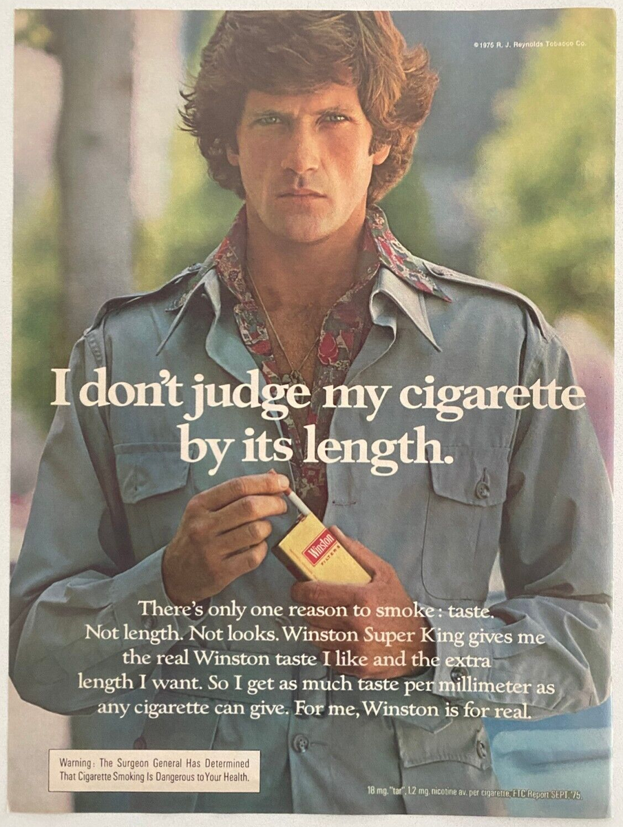 superking cigarettes price Winston Super King Cigarettes Vintage 1975 Print Ad superking cigarettes price Winston Super King Cigarettes Vintage 1975 Print Ad