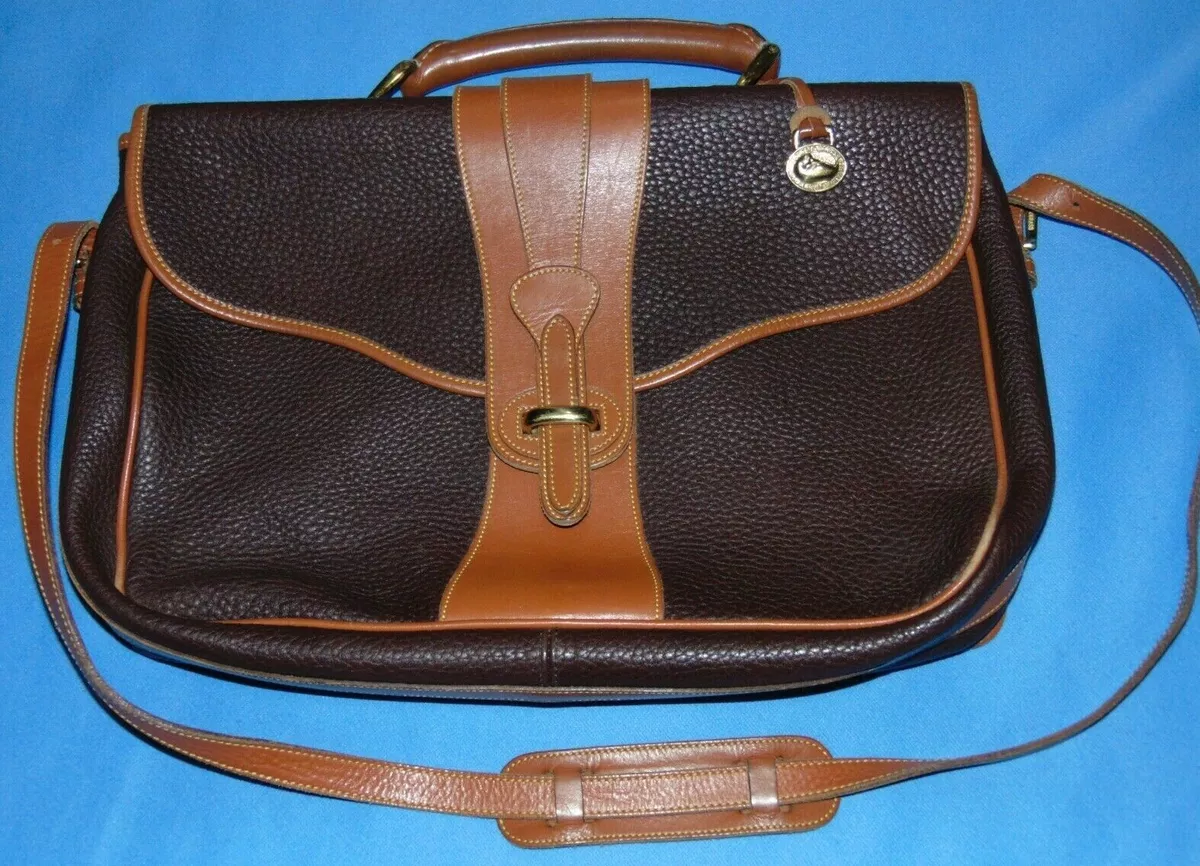 True Vintage Dooney & Bourke All Weather Leather Bag Speedy 