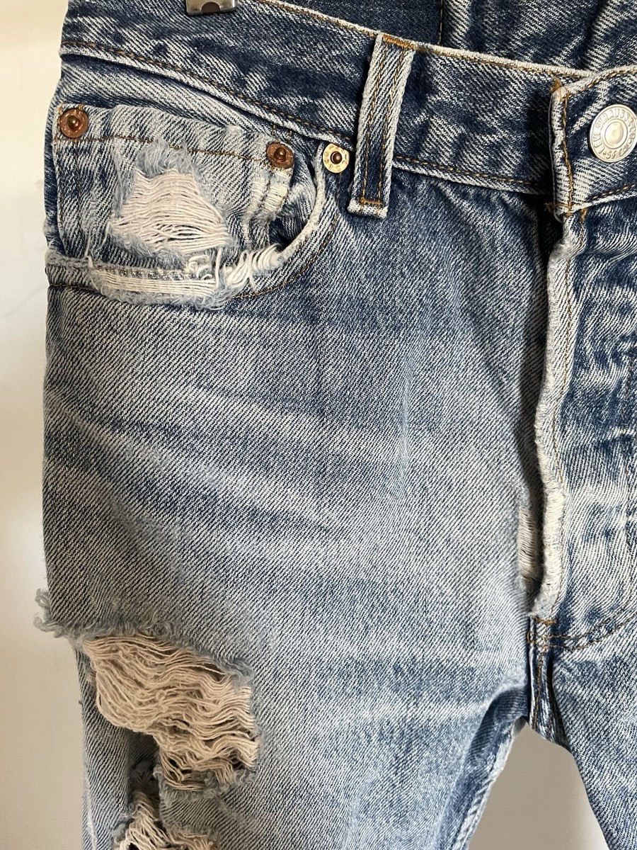 Levi's 501xx ストレートデニム W31 L36 90s VINTAGE 90's LEVI'S 501xx W31 L36 High Rise Button Fly