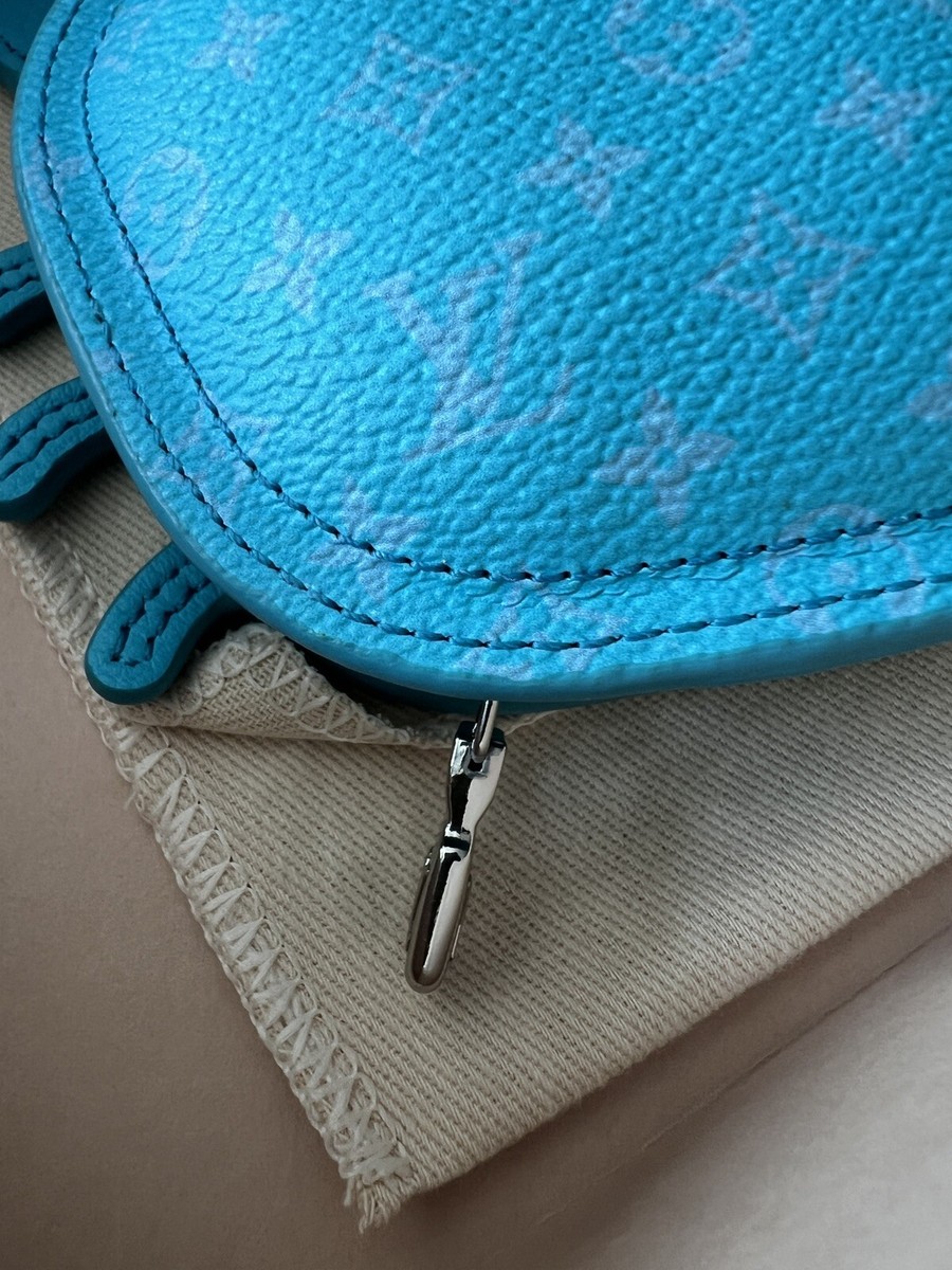 Louis Vuitton BLUE Crab Bag Charm NEW Limited Edition RARE- Summer