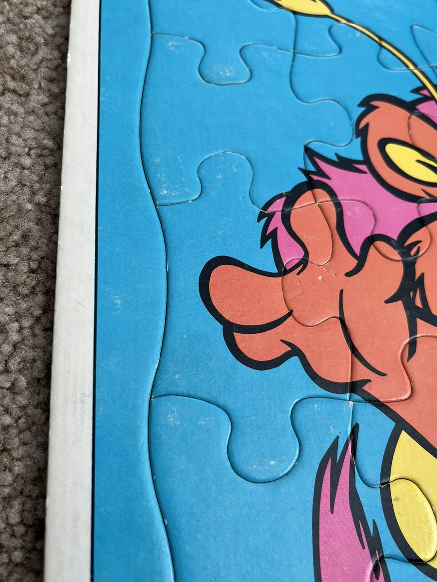 VTG Wuzzles Tray Puzzle Disney Milton Bradley 1985 Age 3-5  