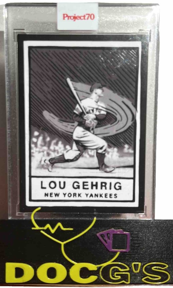 2021 Topps Proj 70  #250🔥Lou Gehrig🔥NY YANKEES- Iron Horse🔥HOF