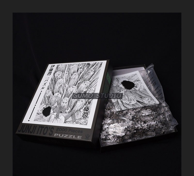 Junji Ito's Tomie: 2000-Piece Horror Jigsaw Puzzle with Glow in
