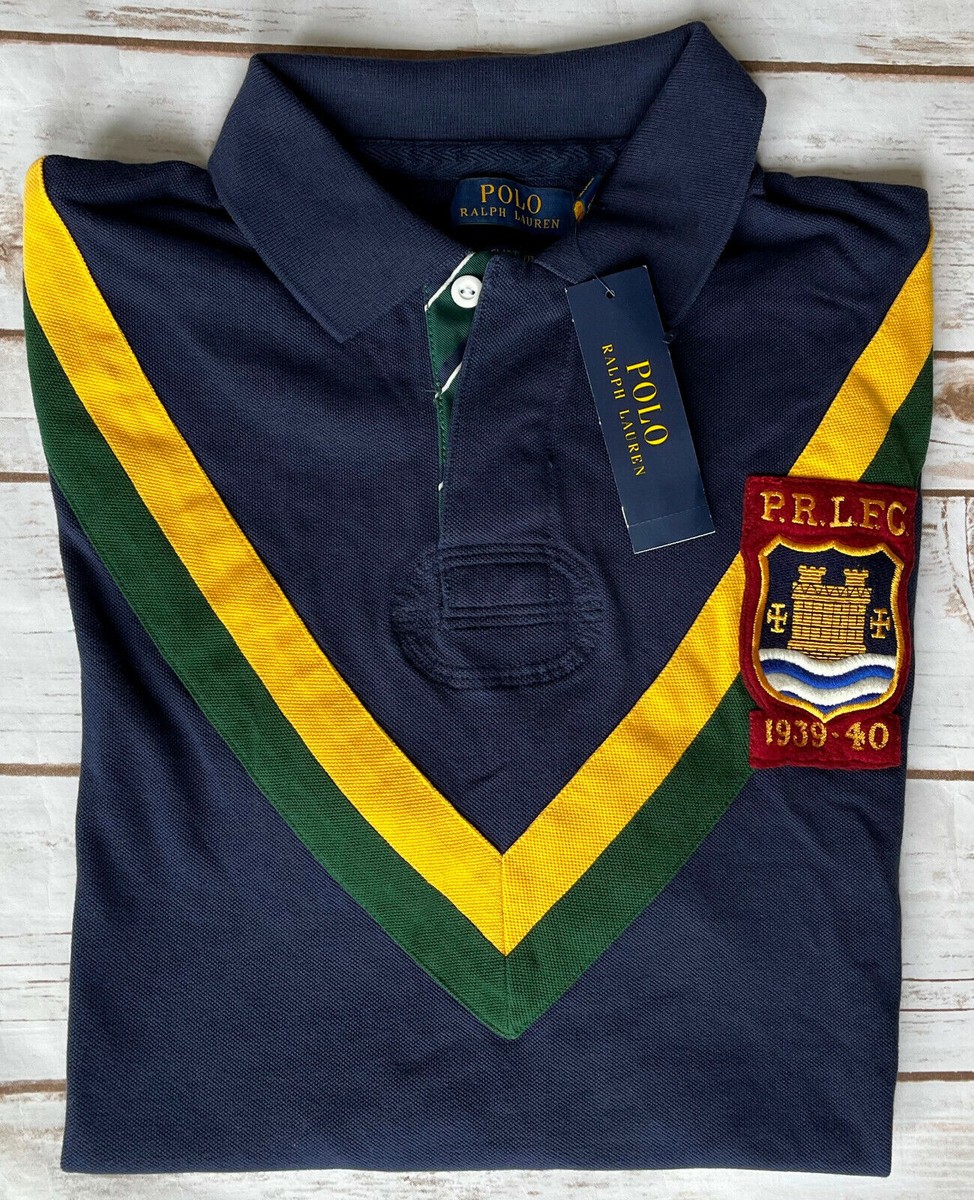 rugby ラルフローレン POLO RALPH LAUREN CLASSIC FIT CREST RUGBY POLO NAVY MENS