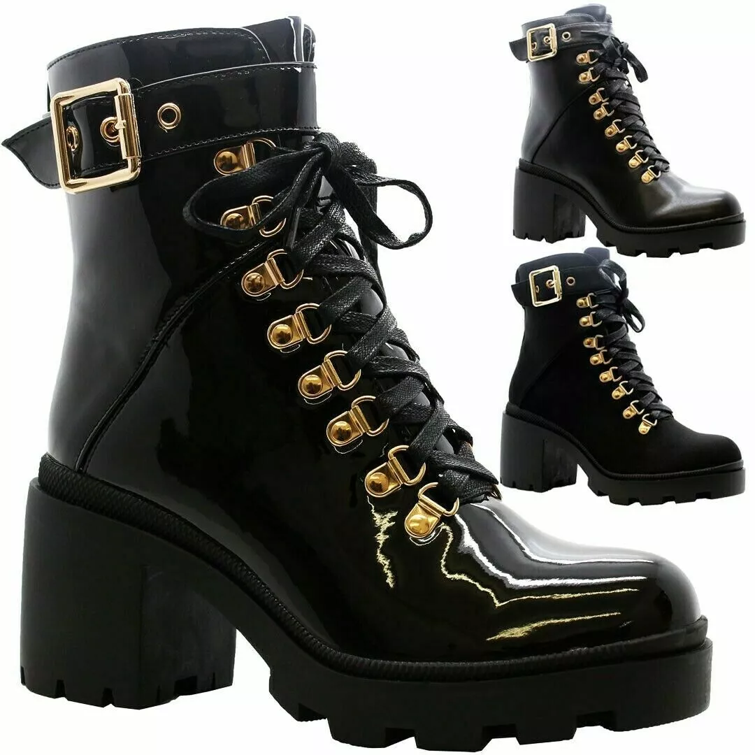 Ladies lace up clearance ankle boots uk
