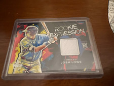 2022 DIAMOND KINGS Josh Lowe Rookie Expression #36/50 RE-JL RC Holo Gold Relic