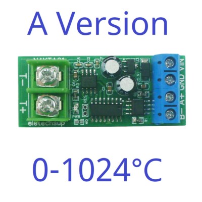 -200-1350C Modbus Rtu K-type to RS485 thermocouple to digital converter