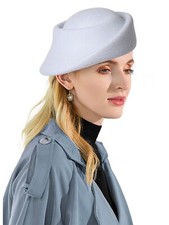 Elegant Fascinator Hat Wool Felt Top Hats Wedding Tea Party Dress Cocktail Hats