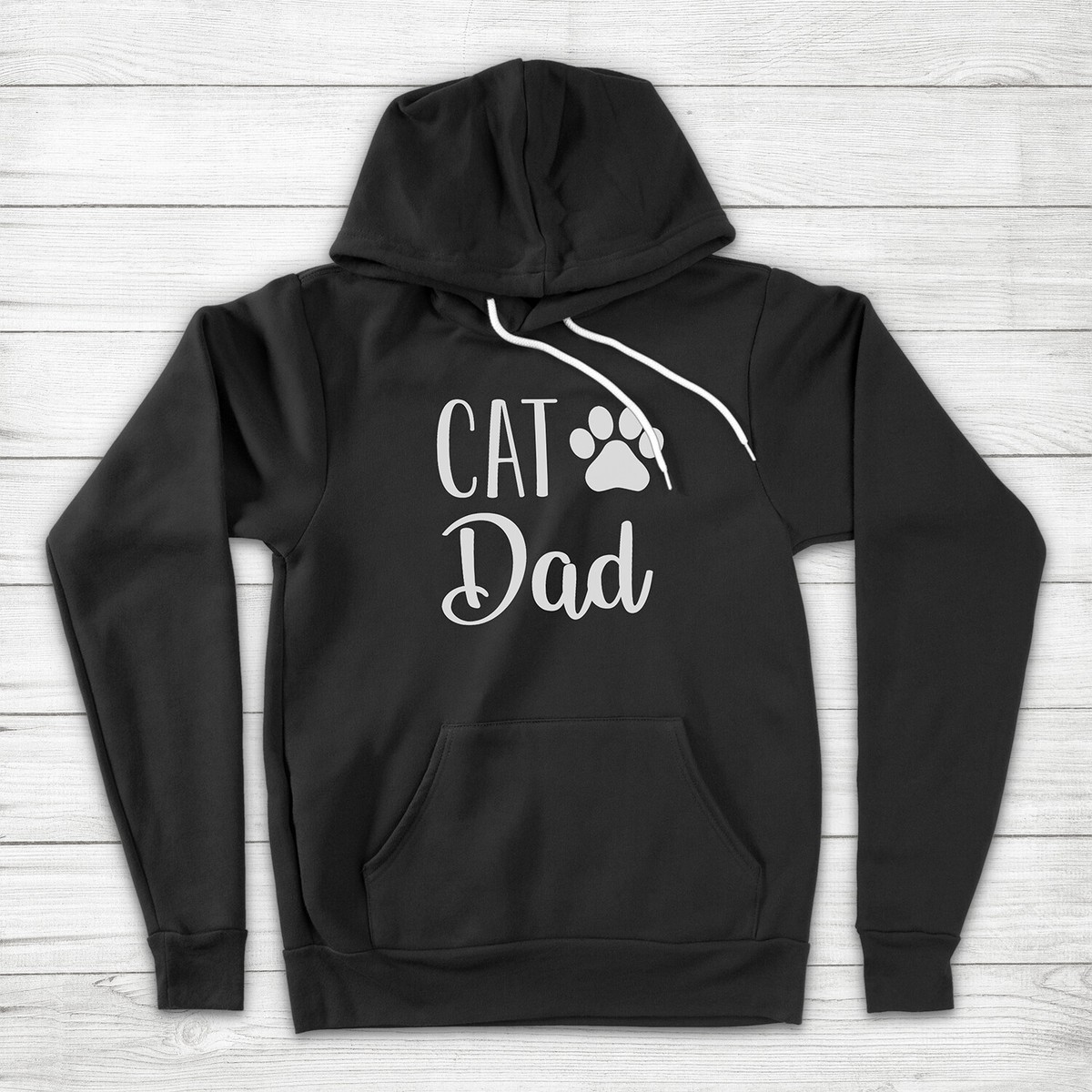 Cat Dad Fur Papa Pet Lover Daddy Gift for Him Father's Day Unisex Hoodie  Sweater