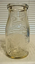 SAN FRANCISCO HALF PINT SIZE MILK BOTTLE - DAIRY DELIVERY CO.