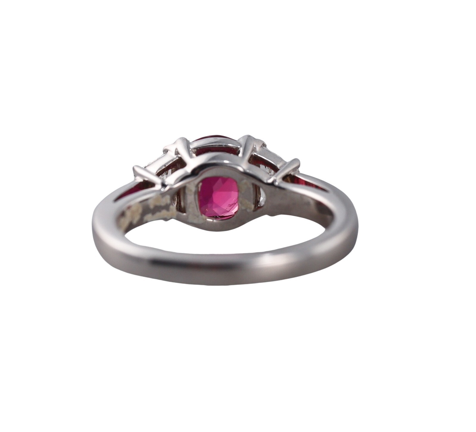2.07ct Ruby Diamond Gold Ring - image 3