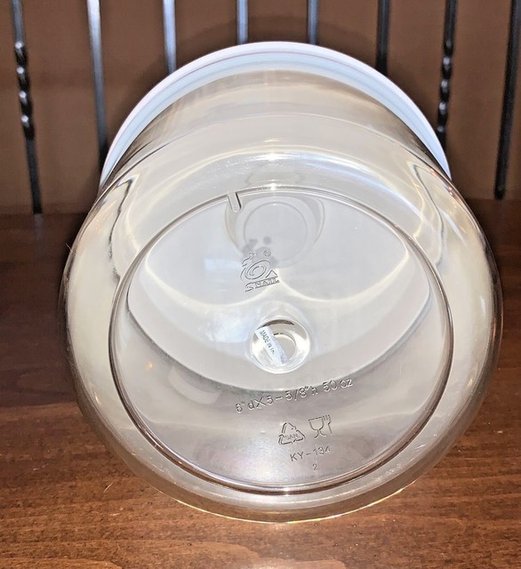 FoodSaver Snail Vacuum 50 Oz Clear Canister With Lid 5" X 6.75" Ky124 for sale online eBay