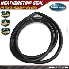 Front Driver Left LH Door Weatherstrip Seal for Toyota Corolla 2014-2019 Sedan