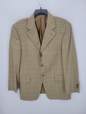 Vintage Silverstone Blazer Mens 40 Brown Plai...