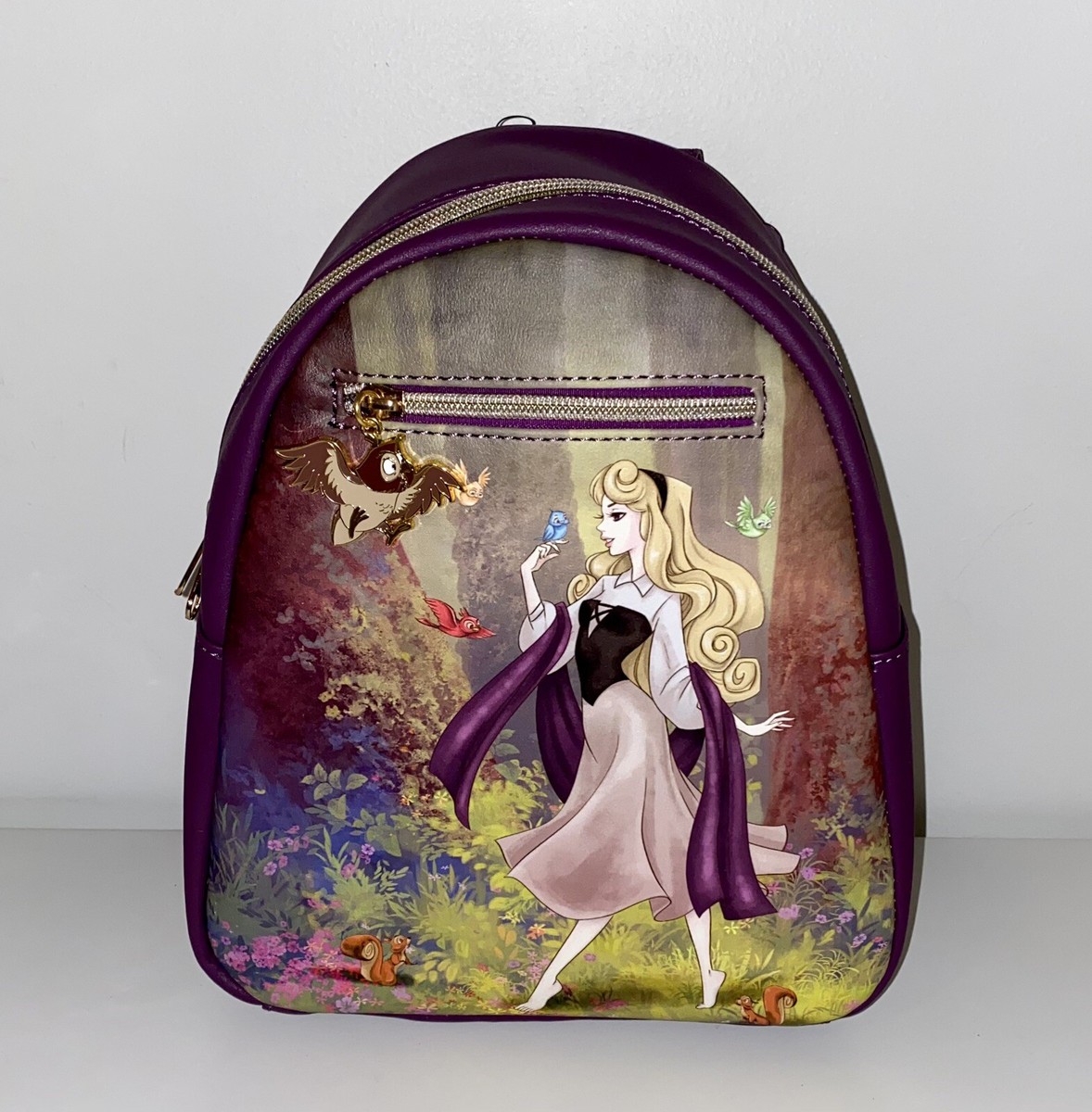 Loungefly Sleeping Beauty Backpack Forest Scene Aurora 